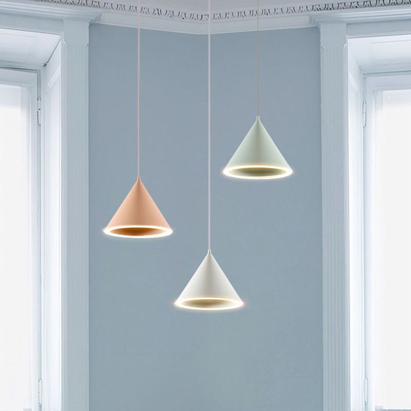 Metallkegel hängende Anhänger Lichter moderner Esszimmer Down Lighting Anhänger