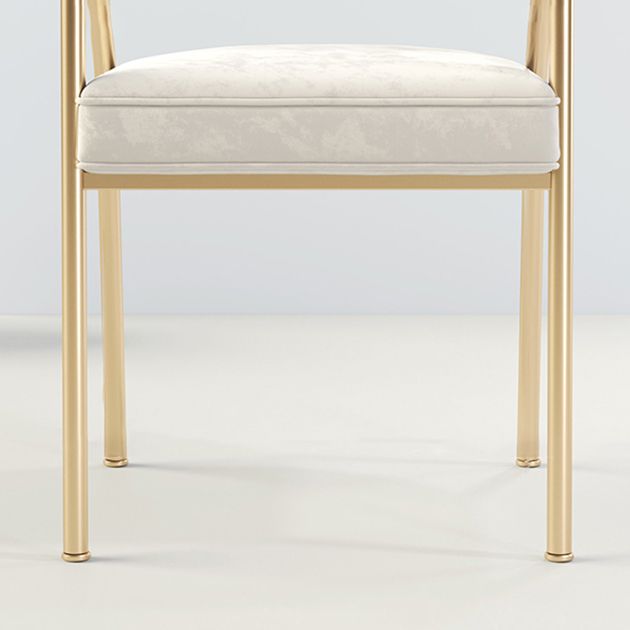 Fauteuil de restaurant scandinave en flanelle, chaise de salle à manger ouverte multicolore