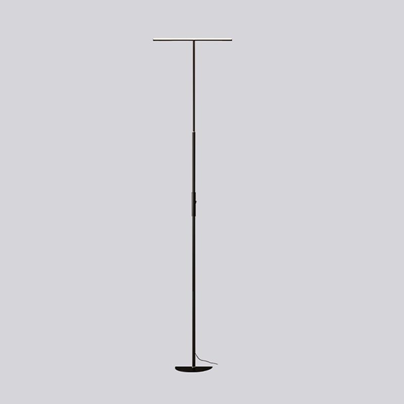 Modern Style Strip Shape Floor Lighting Metal 1 Light Floor Lamp for Restaurant