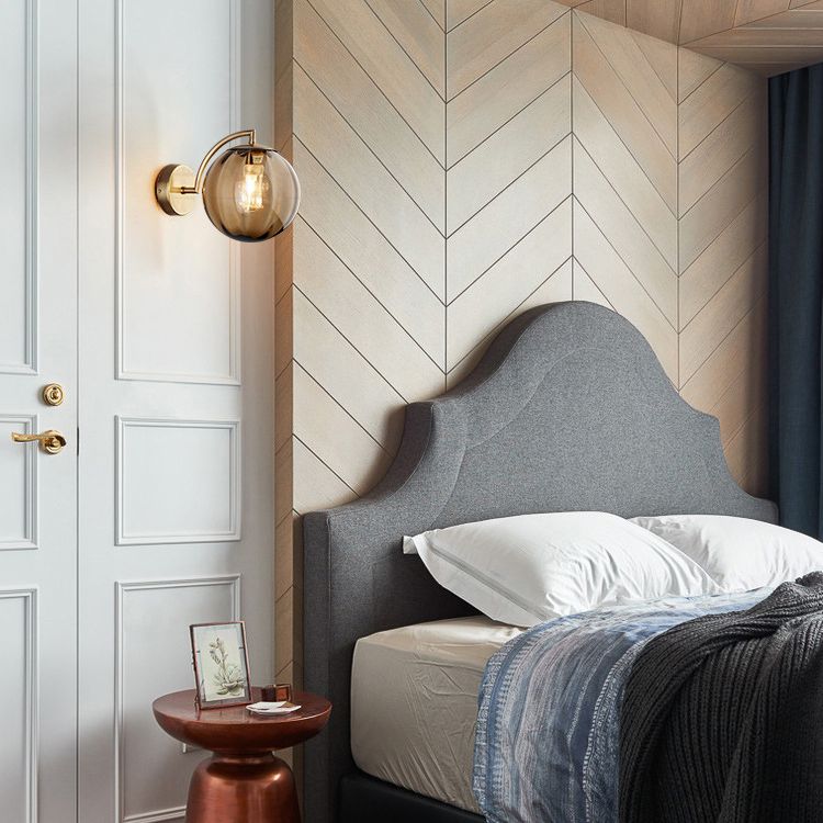 Moderne Simplicity Globe Wandmontierte Leuchtenmontage Glasmontage Leuchte für Wohnzimmer