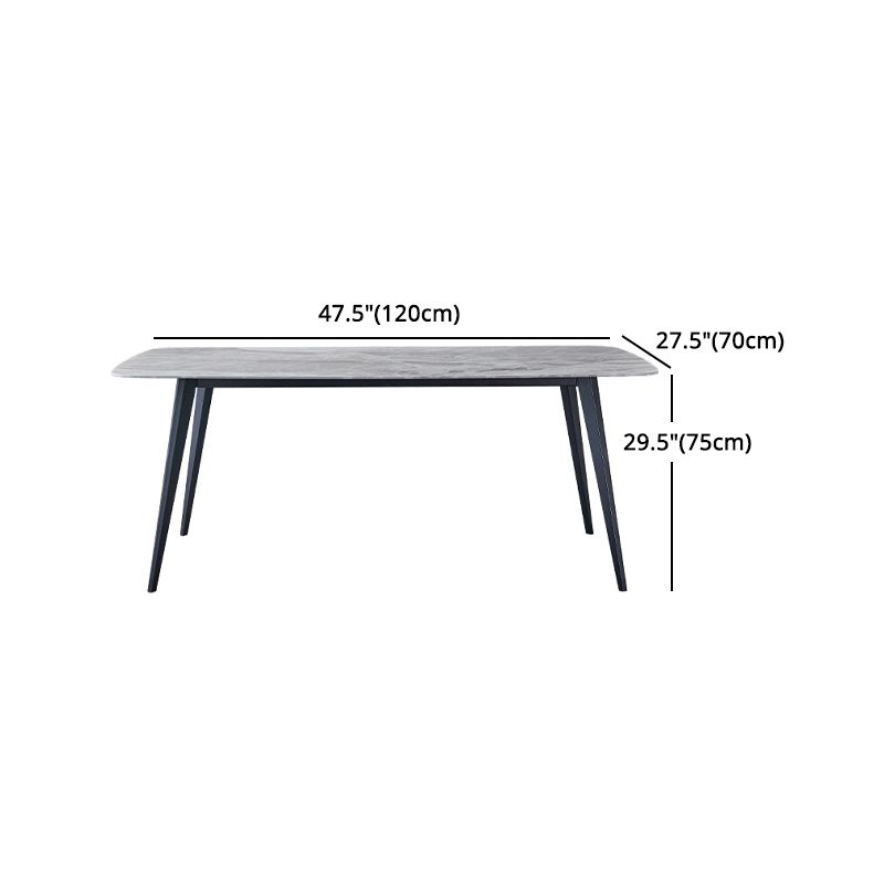 Designer Style Sintered Stone Dining Set Rectangle 1/4/5/7 Pieces Dining Room Table Set