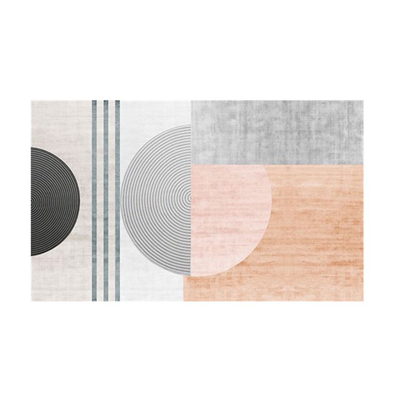 Tappeto in poliestere di tappeto in poliestere arancione arancione per arredamento per la casa