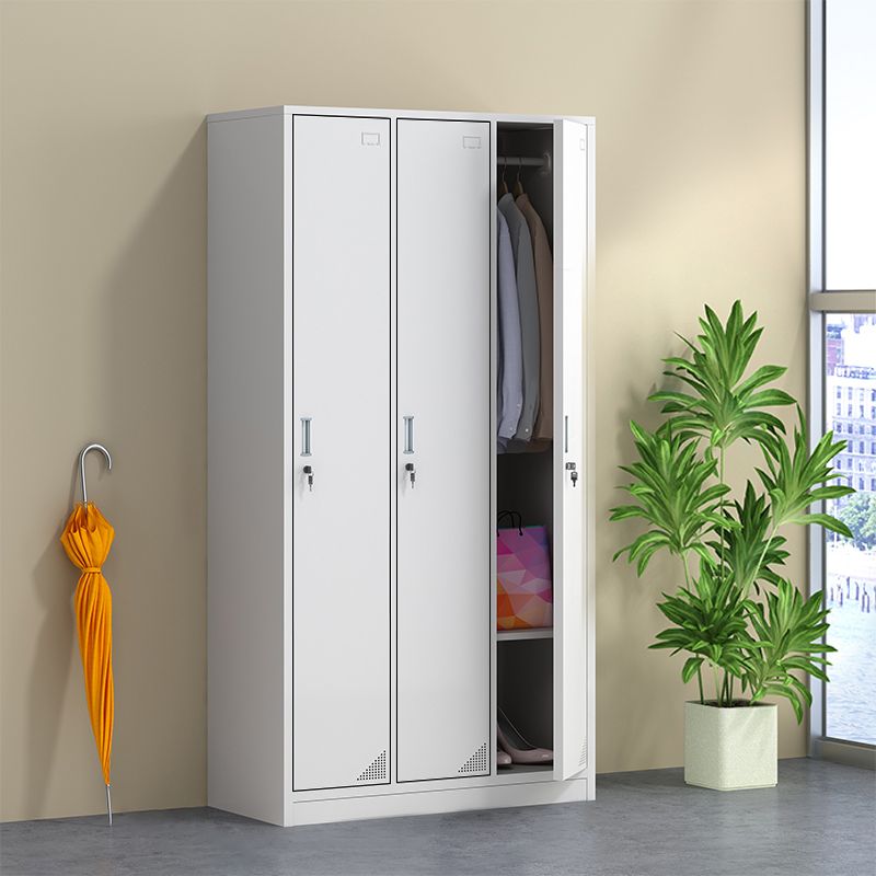 Steel Storage Cabinet with Hinged Door Contemporary Indoor Cabinet