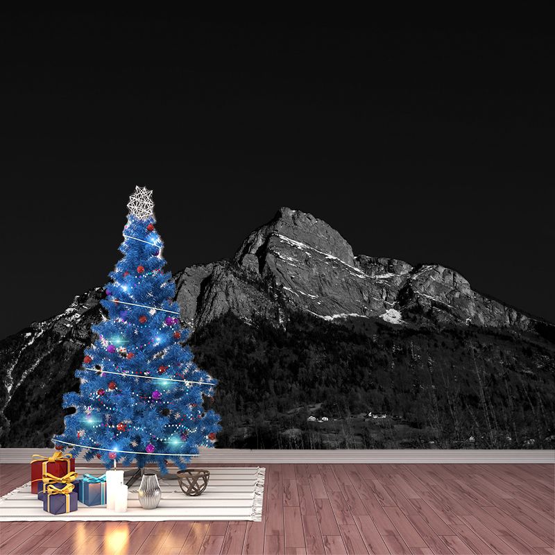 Photography Stain Resistant Mural Wallpaper Mountain Range Indoor Wall Mural