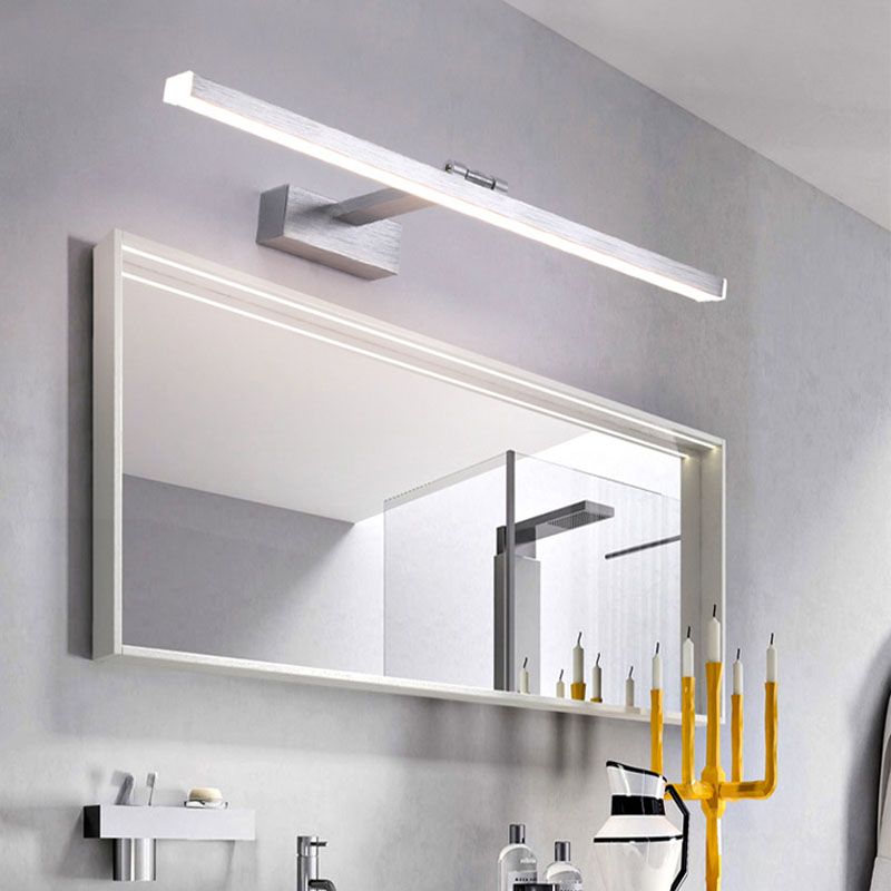 1-Light Aluminum Wall Light Sconces Linear Modern Style Vanity Wall Light Fixtures