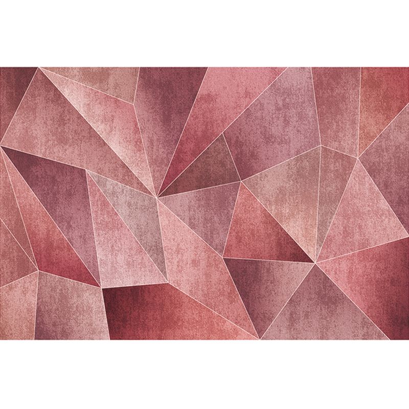 Paars abstract tapijten polyester modern tapijt niet-slip achterste tapijt voor woningdecoratie