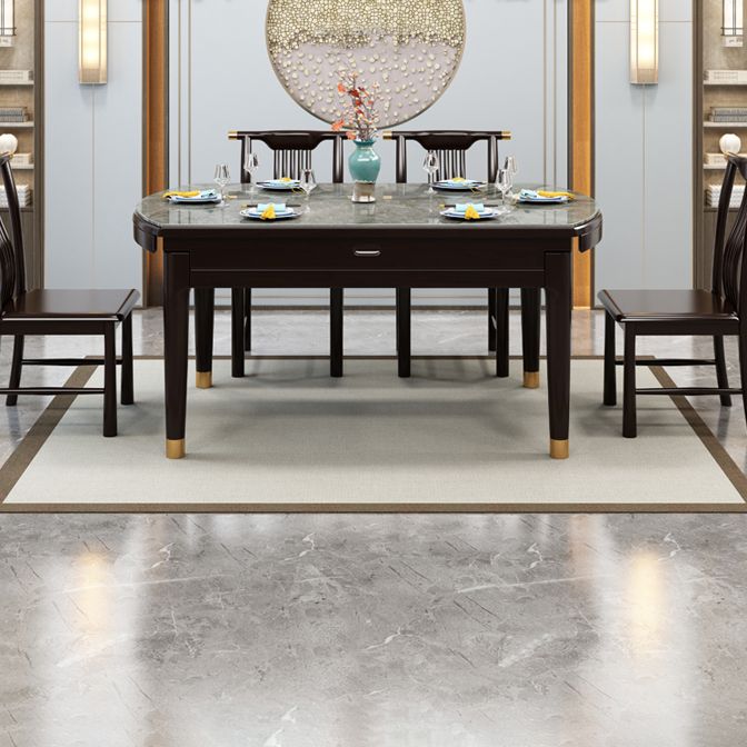 Glam Round Sintered Stone Table StrENDeerbare standaard eettafel voor keuken