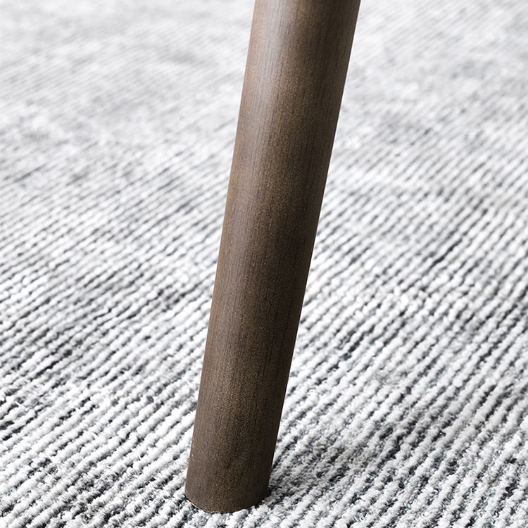 Mid-Century Modern Dining Table Sintered Stone Dining Table with 4 Legs