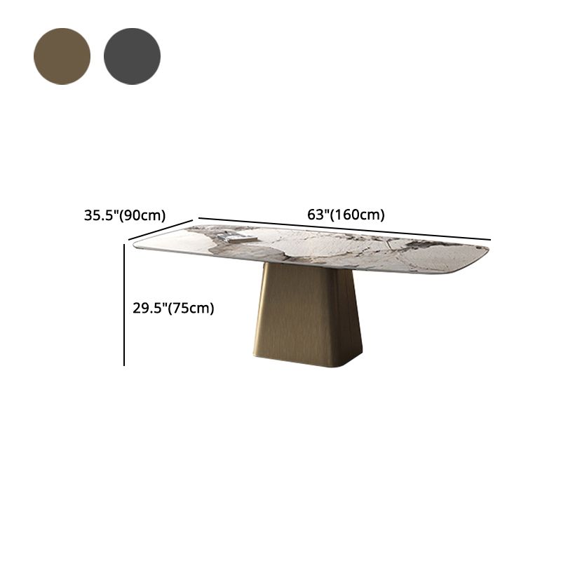 Designer Style Sintered Stone Dining Set 1/4/5/7 Pieces Dining Table with Chairs