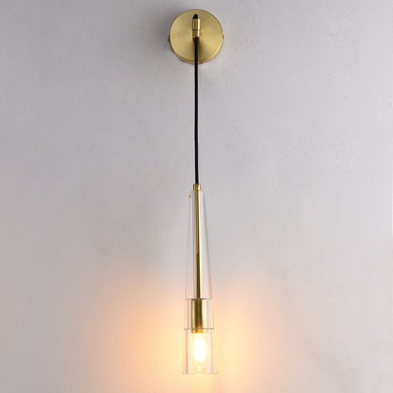 Lampade a parete triangolare di semplicità postmoderna Fissature per la parete per camera da letto