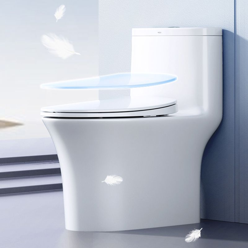 Traditional All-In-One Flush Toilet Floor Mounted Porcelain Toilet Bowl