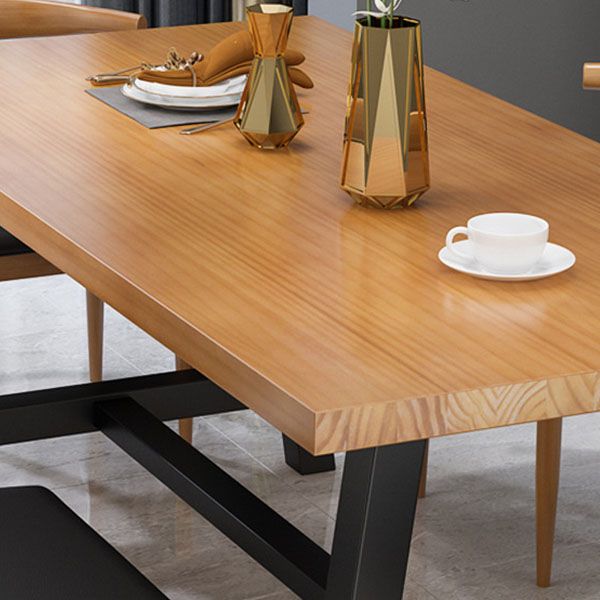 Traditional 1/7 Pieces Dining Set Rectangle Wood Dining Table Set for Dining Room