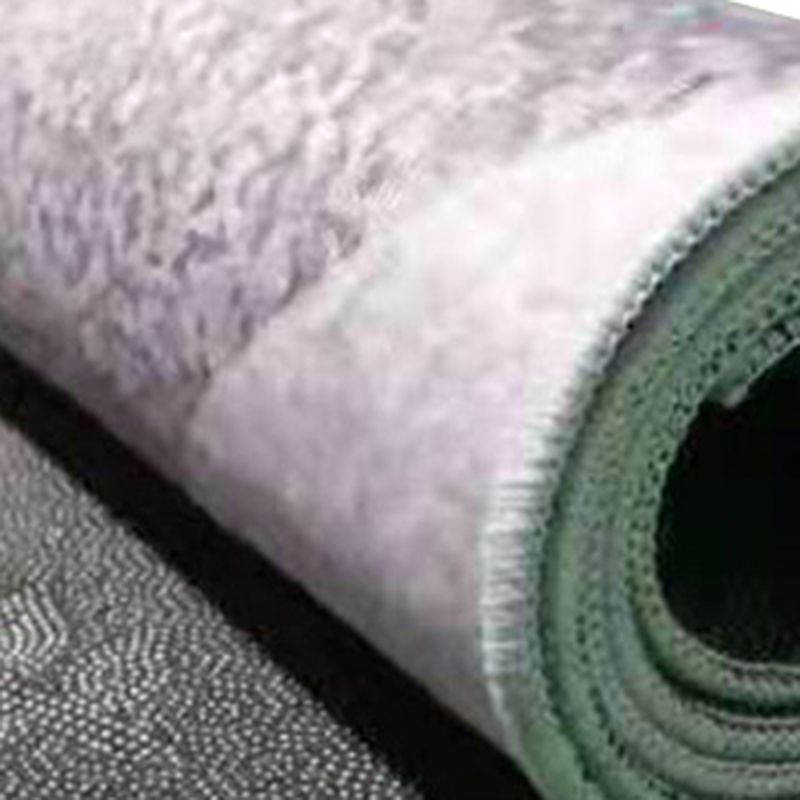 Nordic Pink Rug Contrast Color Polyester Area Rug Washable Rug for Living Room