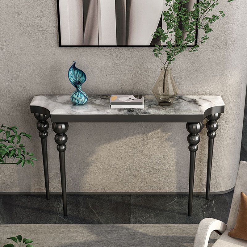 Free Form Contemporary Console Table Stone Console Sofa Table