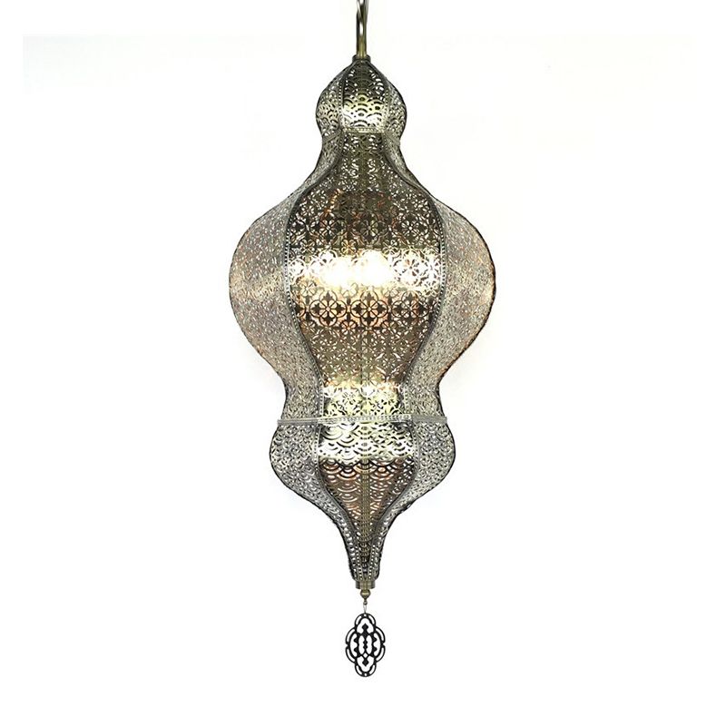Gourd Restaurant Wall Lighting Vintage Metallic 1 Light Bronze Sconce Lamp Fixture