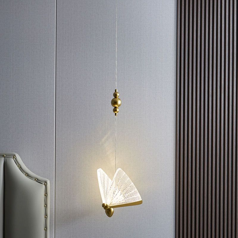 Klarer Schmetterling hängende Deckenleuchte modern