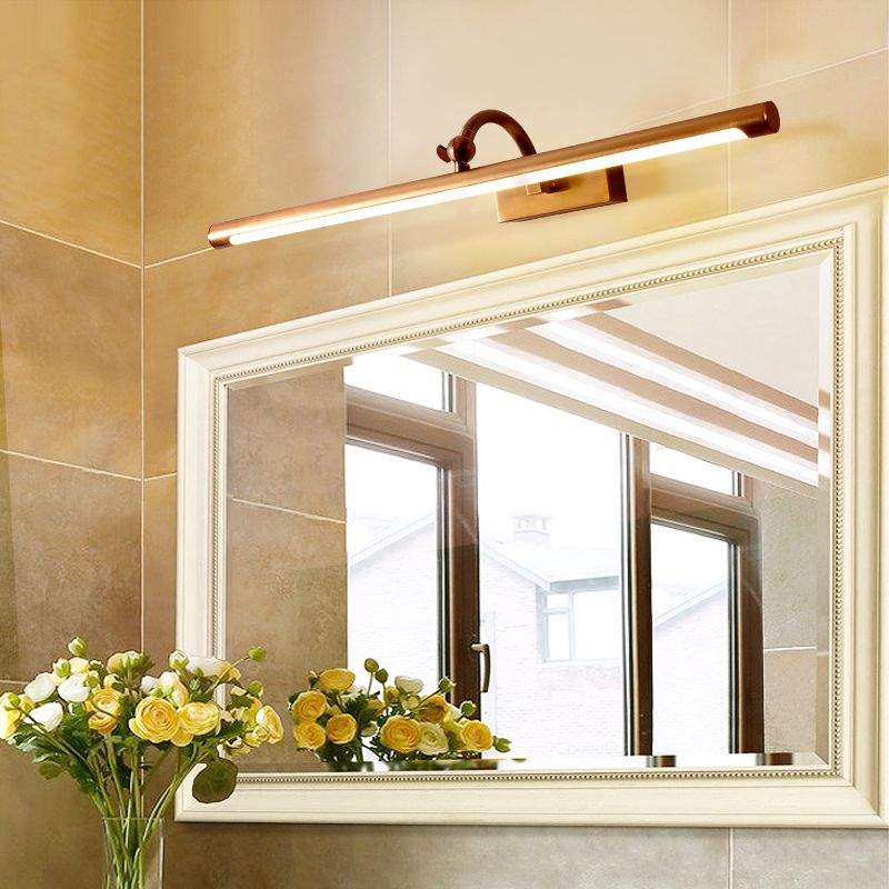 Lámparas de pared LED geométricas de estilo moderno metal 1 luces de montura de pared de espejo de 1 luces