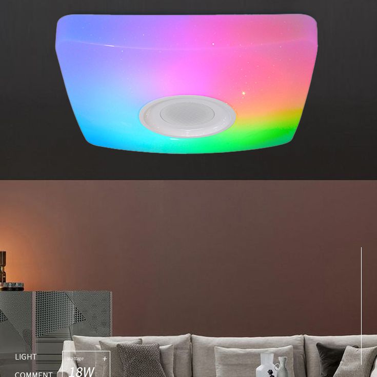 Unterputz-Deckenleuchte, LED-Licht, intelligentes Bluetooth-Musiklicht, buntes Licht, Ladenleuchte