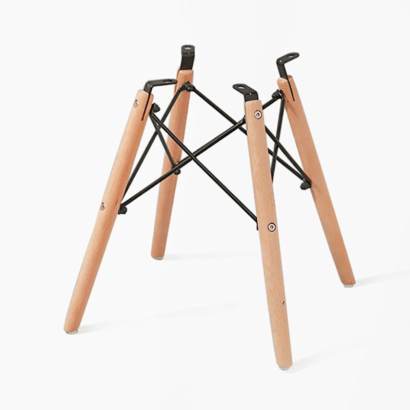 Sedie da cucina in stile contemporaneo sedie laterali senza braccio con gambe in legno