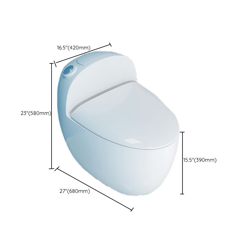 Contemporary Floor Mount Toilet Seat Included Urine Toilet for Bathroom