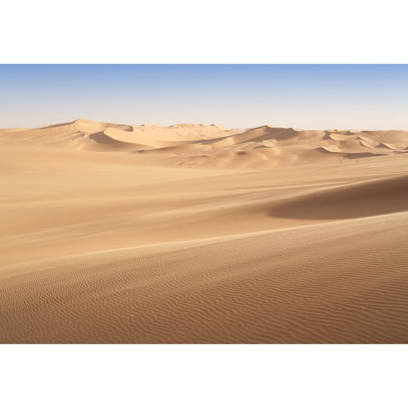 Photography Sand Dunes Scene Mural Whole Wall Decor for Living Room, Custom Printed
