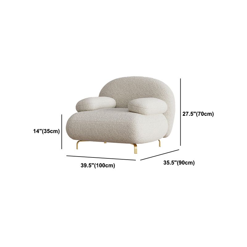35.43" W x 27.55" H Contemporary Sofa Pillow Top Arm Standard Sofa