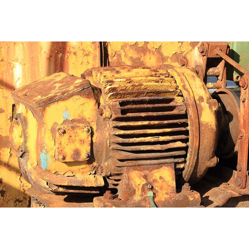 Industrial Metal Wallpaper Mural Mildew Resistant Decorative Sitting Room Mural