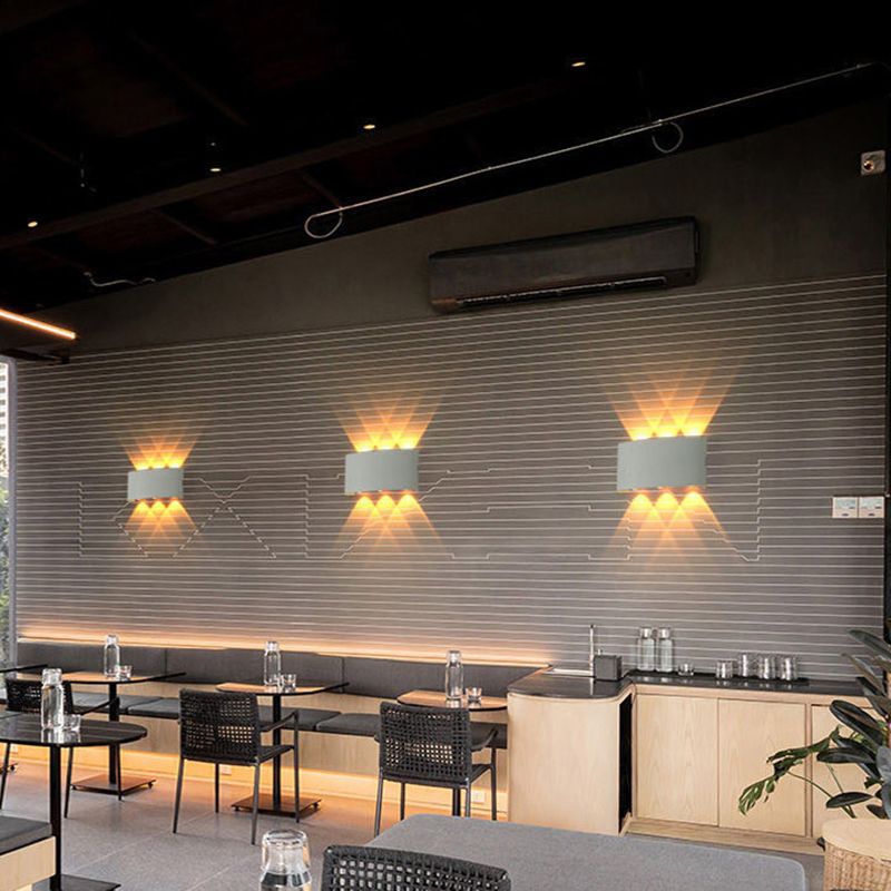 Multi-Light Geometric Wall Lighting Ideas Modern Style Metal Wall Mounted Light