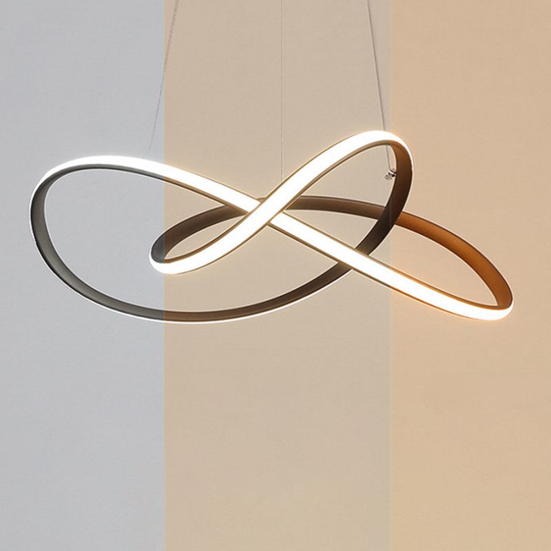 Twist lampadario a pendente a sospensione Minimalistic Metal Dining Room lampada appesa