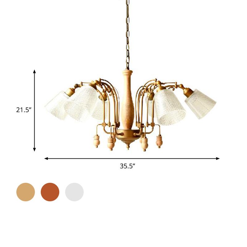 Lustre de chambre à coucher effilée