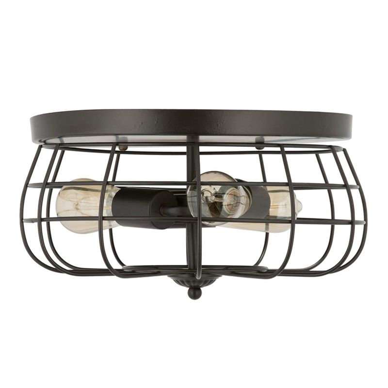 Flush Mount Ceiling Light Industrial Ceiling Mounted Fixture for Living Room