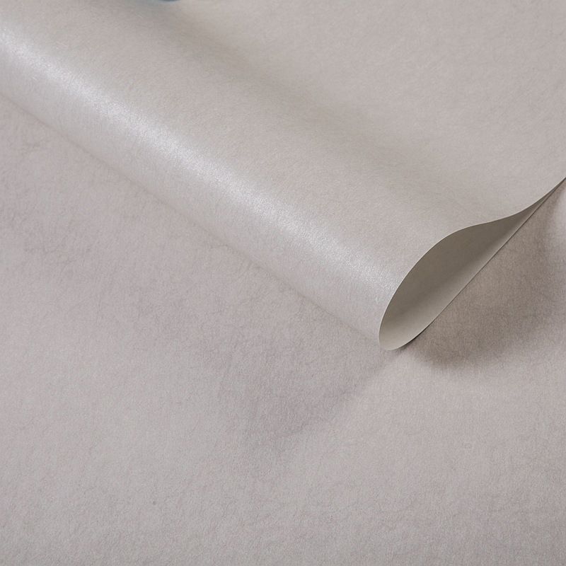 Pure Color Pattern Wallpaper Roll Modern Stain Resistant Bedroom Wall Covering, 54.2-sq ft