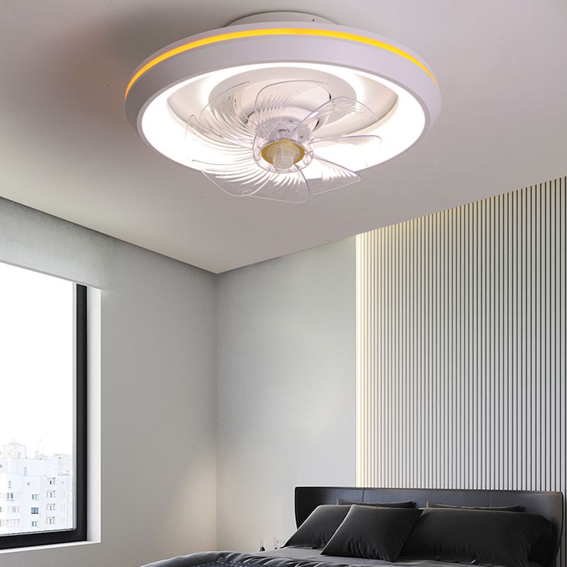 Pendentif de plafond rond en métal 2 lumières LED LED LED LUCHES