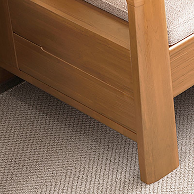 37"H Contemporary Sectional Sofa Fabric Sectional with Bostol Pillows