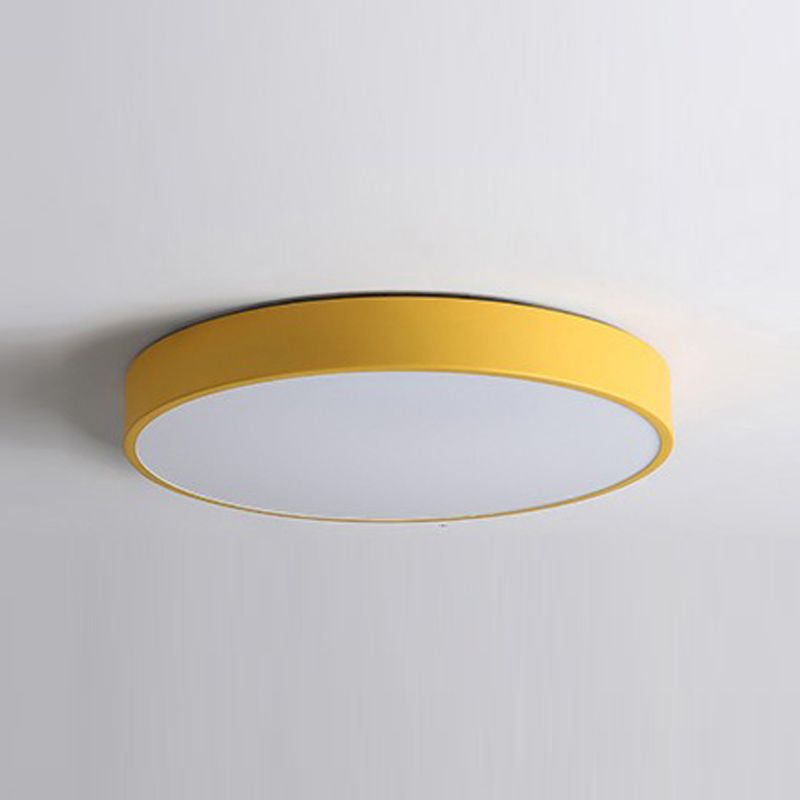 Colorful Flush Mount Ceiling Lamp Nordic Style LED Flush Mount Lighting for Bedroom