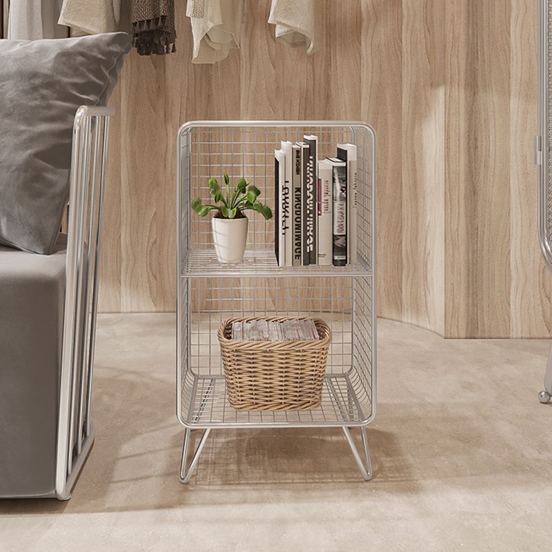 Bibliothèque standard de style industriel Metal à l'arrière fermé pour le bureau à domicile