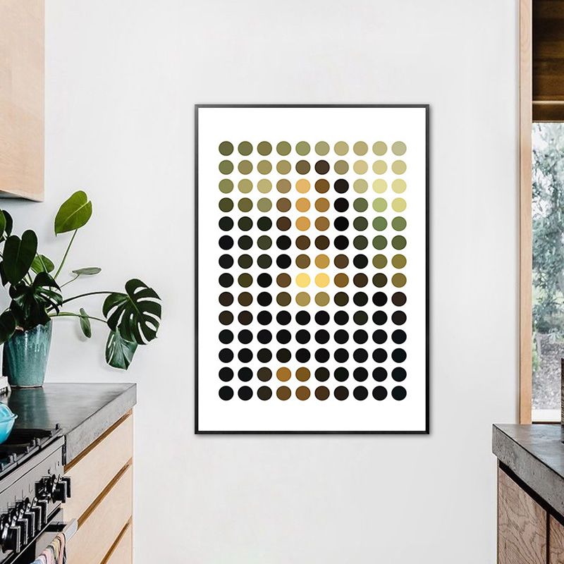 Textured Geometry Wall Art Print Nordic Style Canvas for Dorm Room, Multiple Sizes