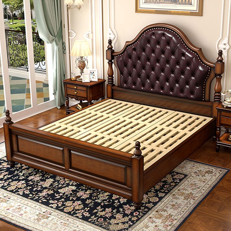 Tufted Upholstered Headboard Standard Bed Mattress Included Bed Frame