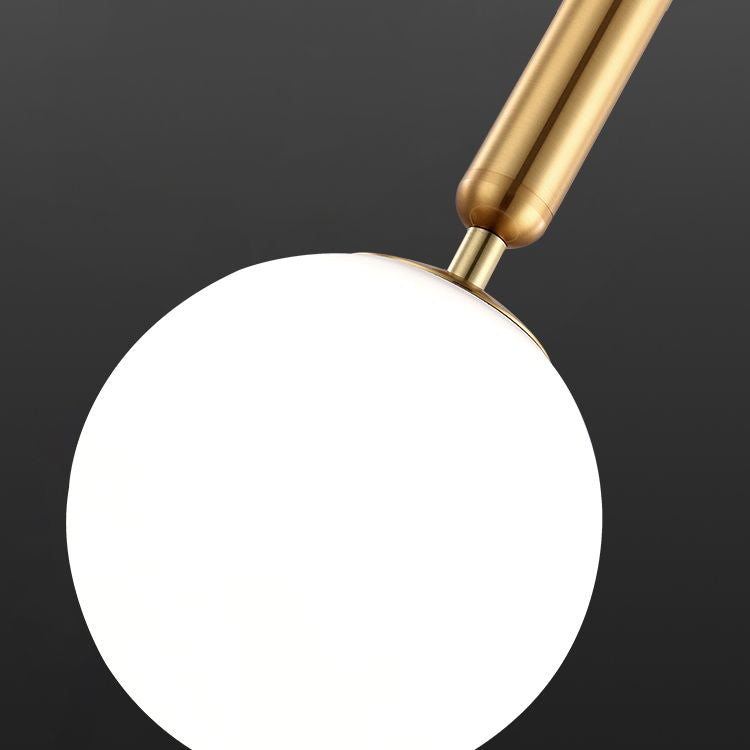 Glass Orb Wall Mounted Light Fixture Simplicity Style Wall Light Sconce for Bedroom