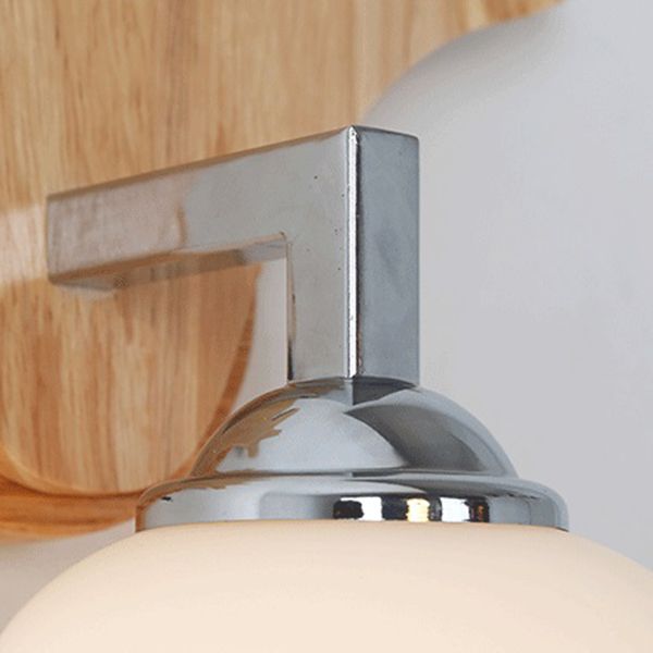 Living Room One Head Wall Sconce Modern Wood Style Wall Mounted Light Fixture