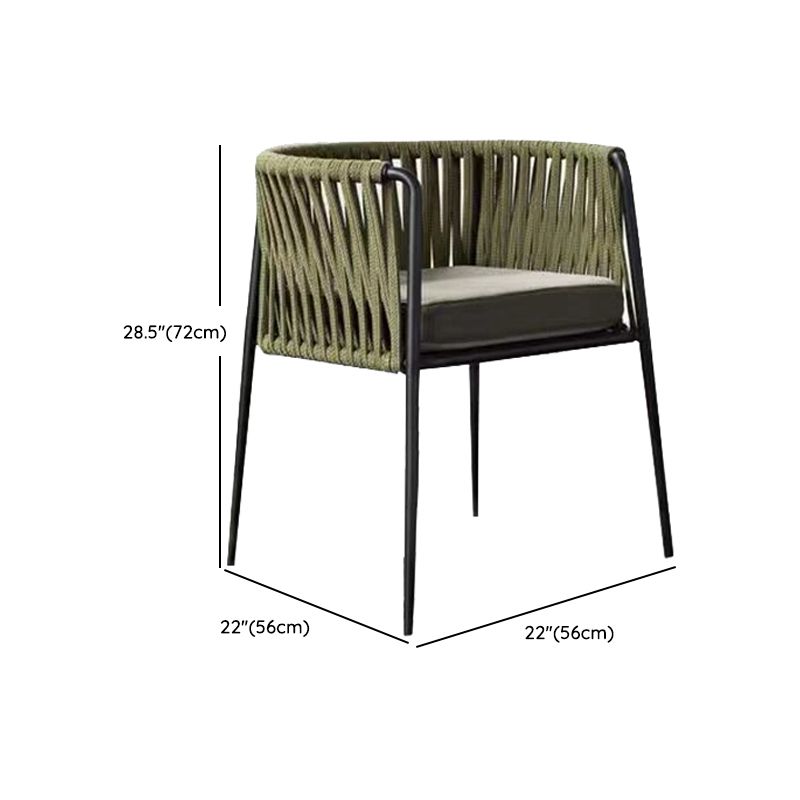 Matte Finish Rattan Dining Set 1/2/3 Pcs Boho Dining Table Set