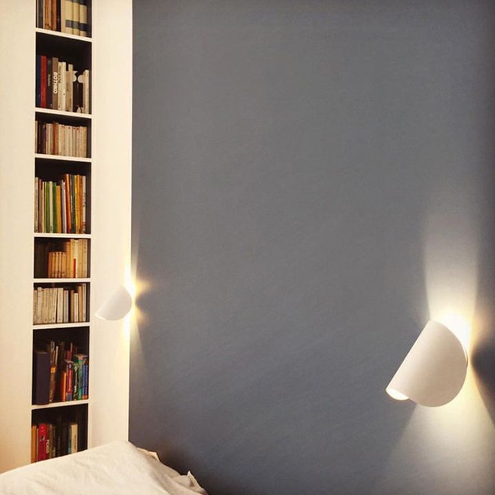 1 Light Geometric Wall Mounted Lamp Contemporary Metal Wall Light Sconces