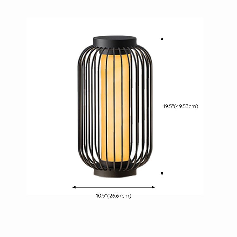 Modern LED Pillar Lighting Fixture Simplicity Solar Light for Garden