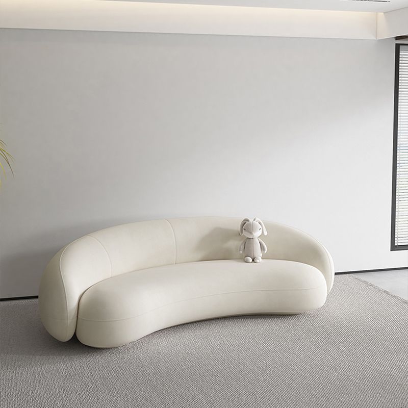 Contemporary 23.62 " H Velvet Slope Arm Sofa for Living Room