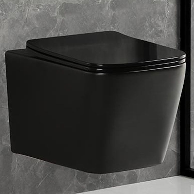 Wall Mount Flush Toilet One-Piece Toilet Contemporary Porcelain Toilet