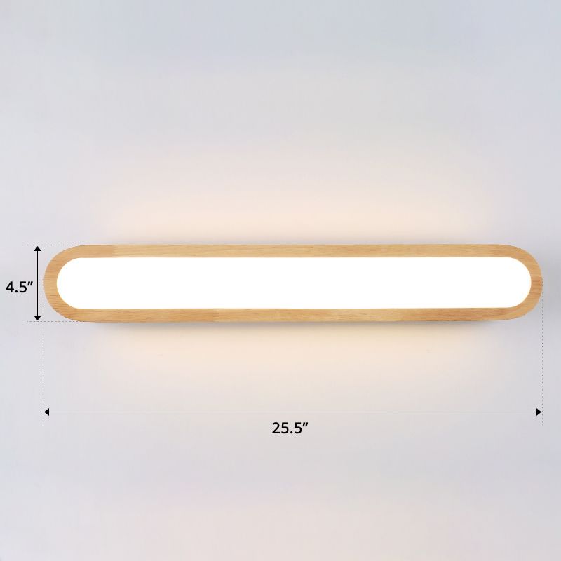 Sfonde a parete a filo oblungo semplicità LED LED Montata a parete con diffusore acrilico per corridoio