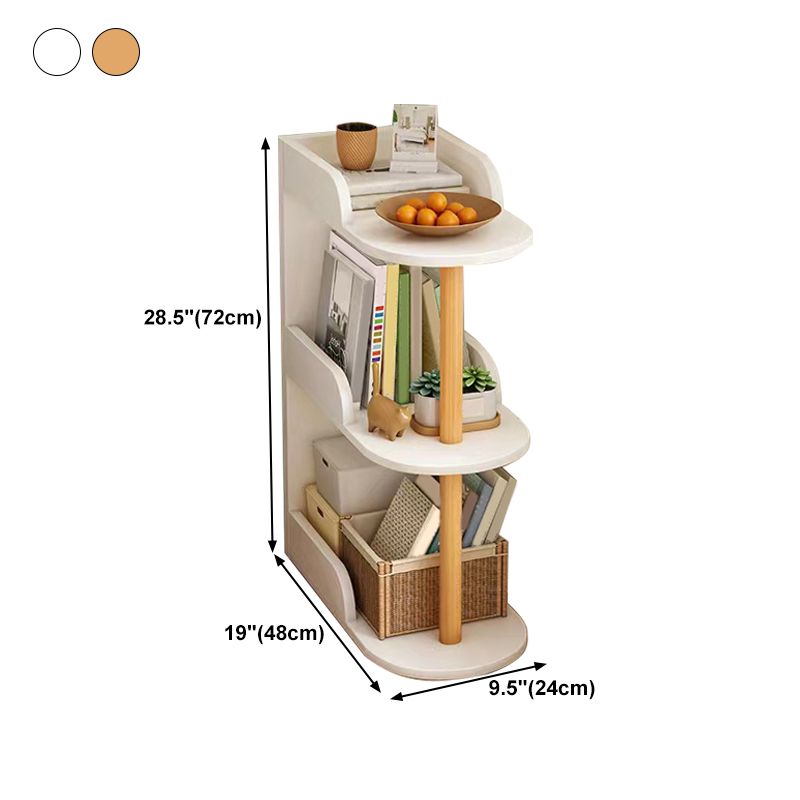 Scandinavian Bookshelf Engineered Wood Shelf Bookcase for Office