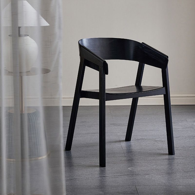 Contemporary Style Dining Chair Solid Wood Dining Room Chair for Home