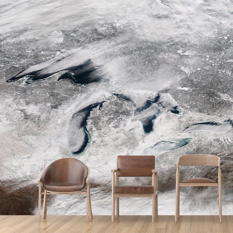Eco-friendly Wall Mural Wallpaper Map Photography Sitting Room Wall Mural