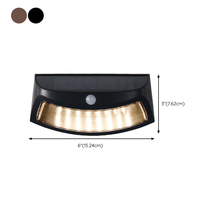 Interior LED Wall Mount Fixture in Black / Brown Finish Minimalist Wall Lighting